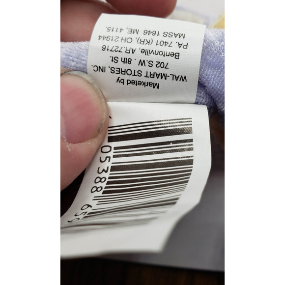 Bunny Rabbit Stuffed Animal Plush Lot of 2 Purple Brown Easter Spring - Picture 8 of 14